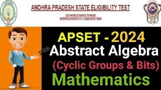 APSETABSTRACTALGEBRAcyclic groupstssetLinearAlgebra csirnet gate mathematics rkmathtech [upl. by Smaoht48]