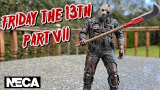 NECA Toys Friday 13th Part 7 The New Blood  Ultimate Jason Voorhees Review [upl. by Bunow859]