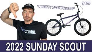 2022 Sunday Scout BMX Bike Indepth Review [upl. by Romeyn741]