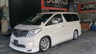 TOYOTA ALPHARD 200811 ANH20 FULL SET BODYKIT JEMOTION DESIGN [upl. by Lectra69]