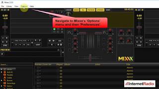 Configuring the Mixxx DJ software for SHOUTcast and Icecast servers Internet Radio [upl. by Muiram]