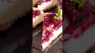 10 minut me banaye cheesecake cake cheesecake blackberrycheesecake cake recipe azrahomeskitchen [upl. by Garland]