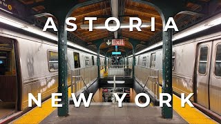 4K NonTouristy New York Astoria Queens Walking Tour [upl. by Thalassa499]