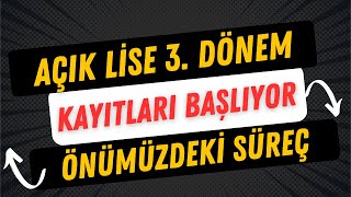 Açık Lise Sınav Sonuçları Açıklandı [upl. by Rialb]