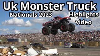 UK Monster Truck Nationals highlights video 2023 [upl. by Sitrik]