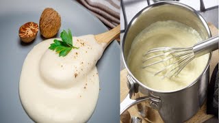 Recette de la sauce bechamel Italienne originale [upl. by Imoyik]