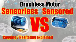 Sensorless VS Sensored Brushless Motor  Hesitating Explained [upl. by Ezarras117]