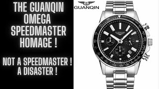 OMEGA SPEEDMASTER GUANQIN ATTEMPT  SO MUCH SPEED IT CRASHED IMMEDIATELY [upl. by Casilde]