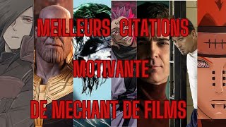 CITATIONS MOTIVANTE ET INDENIABLE DES MECHANTS DE FILMS citation mindset developpementpersonnel [upl. by Bartolome]