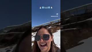 Auli trip with friends Aulitravel viralvideo shorts travel explorepage [upl. by Black248]