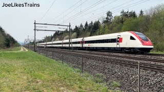 ICN Durchfahrt in Rupperswil  7424 [upl. by Harrietta]