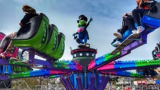 Hampton Court Fun Fair Vlog  George Irvins Opening Day 2023 Aarons First KMG Speed [upl. by Ardnuyek290]