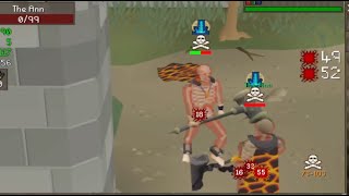 OSRS  MAXED 75 ATTACK PURE PKING [upl. by Yrian]