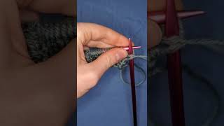 how to do stockinette stitch in knitting [upl. by Hpotsirhc]