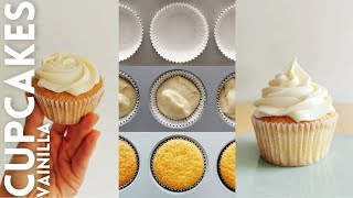 CUPCAKES DE VAINILLA  Que son una maravilla  La Carañola [upl. by Eisus]