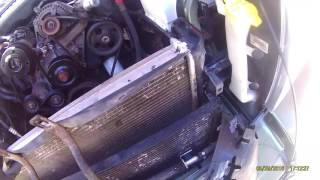 How to replace radiator in 2006 Jeep commander 37l [upl. by Zsa Zsa]