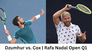 Damir Dzumhur vs Daniel Cox  2023 Rafa Nadal Open Qualifying Round 1  ATP Challenger Highlights [upl. by Daron]