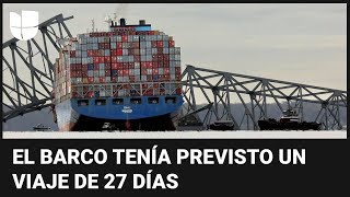 Puente que colapsó en Baltimore tras choque de barco fue construido en los años 70 ¿qué pudo pasar [upl. by Gilpin]