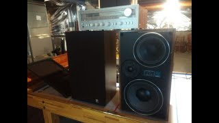 1979 Vintage Stereo System Restoration Hitachi and ElectroVoice [upl. by Brenner]