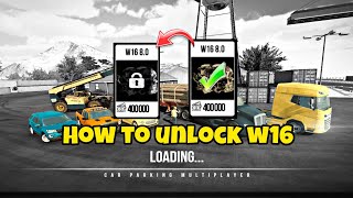 2 ways to unlock the W16 engine in car parking multiplayer [upl. by Butler]