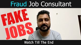 Fraud Job Consultant  Awareness video  Rohit R Gaba [upl. by Hatch534]