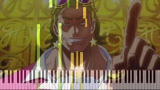 The Past of Tesoro  One Piece Gold Piano Tutorial Sheets [upl. by Vassell]