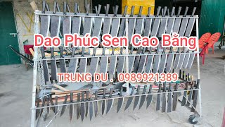 Dao Phúc Sen Cao Bằng Trung Du làm từ nhíp ô tô xịn tốt nhất daophucsen daocaobang trungdu dao [upl. by Loveridge]