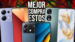 ✅ MEJORES CELULARES de GAMA MEDIA para COMPRAR en 2024 CALIDAD PRECIO [upl. by Ssew]