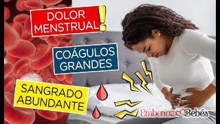 🔴😳 COÁGULOS MENSTRUALES Qué son POR QUÉ salen coágulos durante la regla [upl. by Obeded]