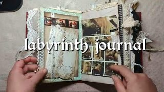 The Labyrinth Junk Journal Personal Swap with Serene Bookworks [upl. by Vasta]