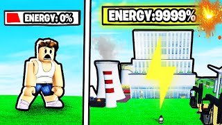 I built a Max Energy Tycoon in Roblox [upl. by Ymer]