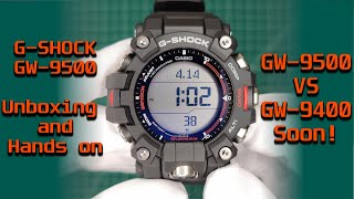 Casio GShock Mudman GW9500 Unboxing and Hands on [upl. by Dirfliw]