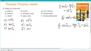 zad 1 str 59 PROCENTY Matematyka z plusem 7 [upl. by Spurgeon993]