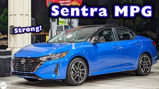 2024 Nissan Sentra – MPG Test  Realworld Highway Fuel Economy amp Range SR Trim [upl. by Quiteris146]