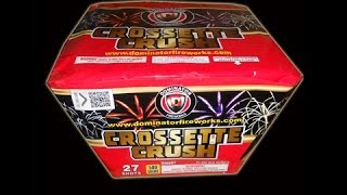 DM587 Crossette Crush 500G Cake By Dominator Fireworks [upl. by Elohcin]