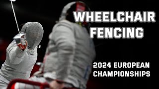 Wheelchair Fencing 2024 European Championships Mens Sabre Highlights parafencing [upl. by Farlie]