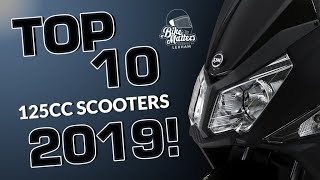 Top 10 125cc Scooters 2019  Perfect For Beginners [upl. by Ohcirej350]