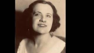 1928 Ninon Vallin sings Chere Nuit by Bachelet [upl. by Jerz65]