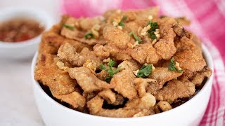 Chicken Skin Recipe  Yummy PH [upl. by Dutch]