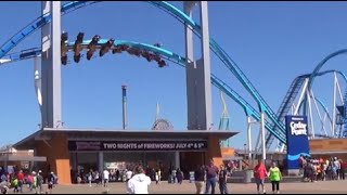 Cedar Point Full Tour Complete Park Walk Through Part 1 of 2 [upl. by Lehcim354]