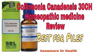 Collinsonia Canadensis 30H Homeopathy medicine benefitsHindi [upl. by Asira803]