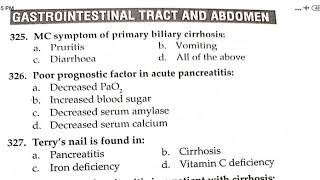 Gastroenterology medicine mcq for fmge exam [upl. by Ettevol]