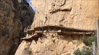 El Camino del Rey 2017 Winter walk HD [upl. by Gasperoni113]