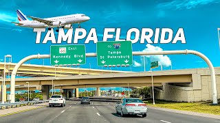 TAMPA FLORIDA  4K Driving Tour [upl. by Pinkerton]