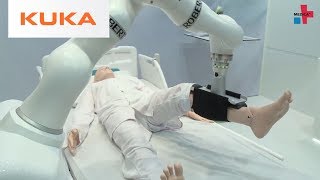 Medical Robotics  Interview with KUKA at MEDICA 2017 [upl. by Lecram]