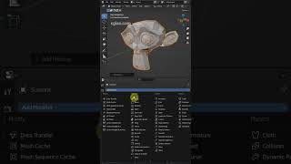 How to reduce vertices and faces in Blender using Decimate Modifier blender cgian b3d [upl. by Ranna]