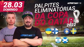 Palpites Eliminatórias da Copa 2022  Domingo 2803  AFC Dicas [upl. by Courtenay]