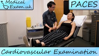 Cardiovascular Examination Routine  PACES Teaching [upl. by Ahon]