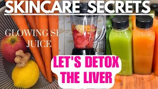 SKINCARE TIPS LIVER DETOX 3Days CLEANSE JUICE CLEAR skindarkspots skincare juices skincaretips [upl. by Derf297]