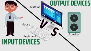 Input and output devices DIFFERENCES Input VS Output devices of computer ALL should know this [upl. by Bartolemo529]